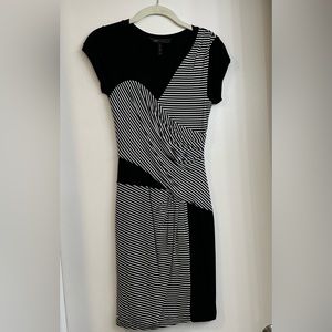 BCBGMAXAZRIA black/comb dress size XXS
